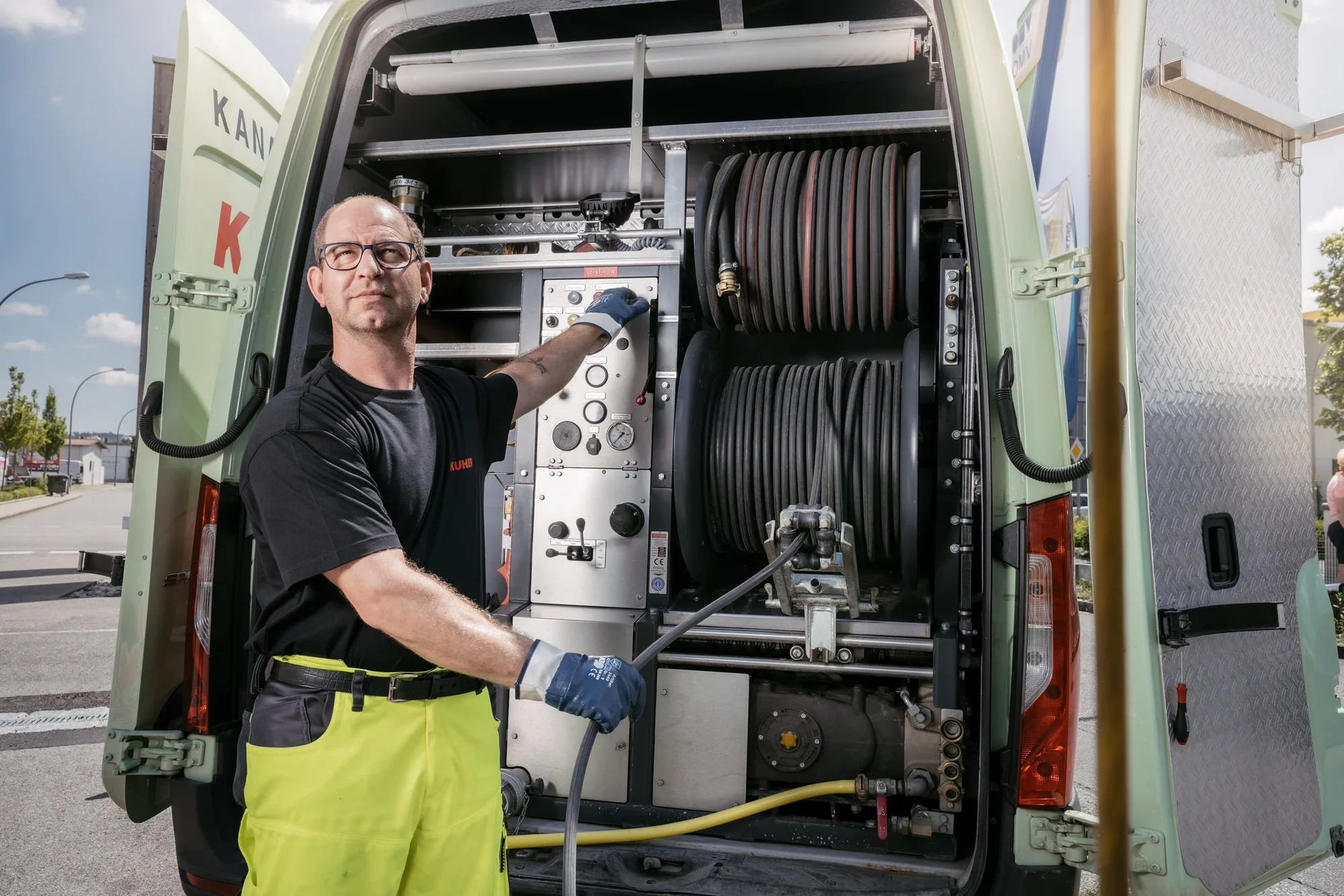 Saugbaggerarbeiten in Idstein